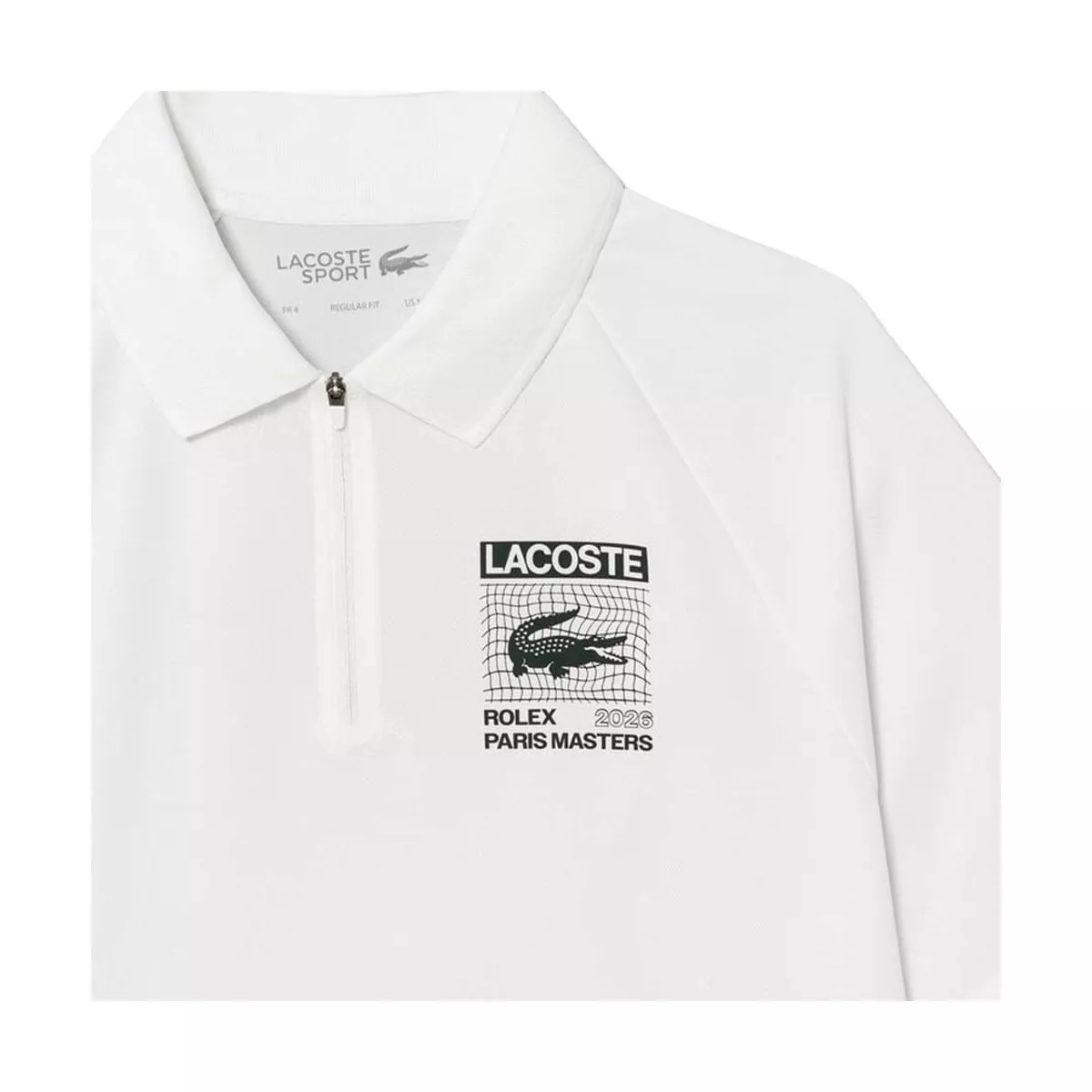 Polo Lacoste Tennis Rolex Masters Blanc