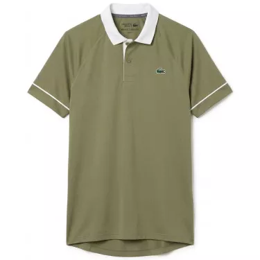 Polo Lacoste Tennis Novak Djokovic On Court Vert
