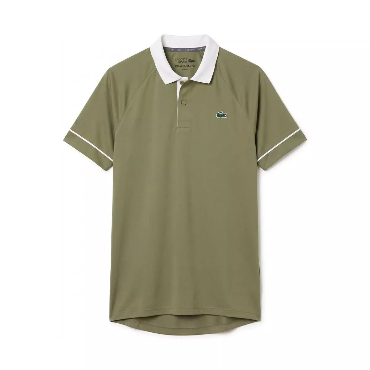 Polo Lacoste Tennis Novak Djokovic On Court Vert