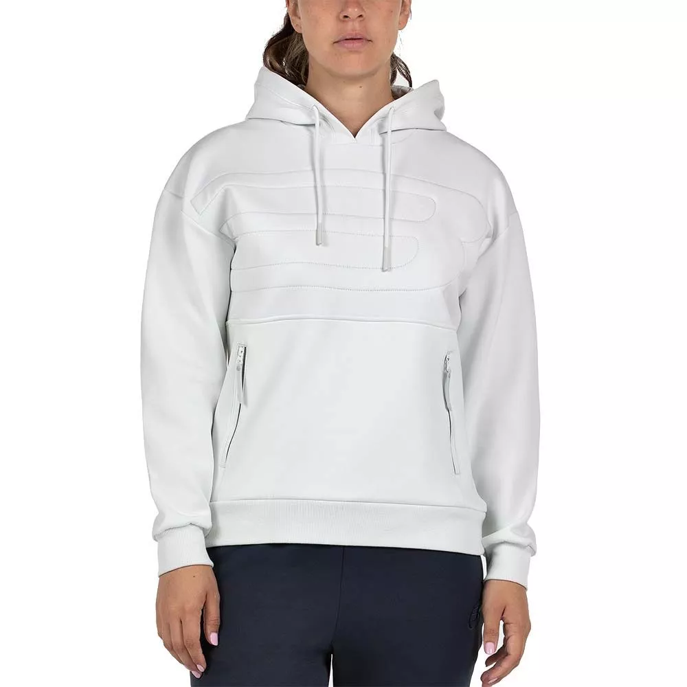 Sweat à capuche Bullpadel Femme Eolia Blanc