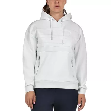 Sweat à capuche Bullpadel Femme Eolia Blanc