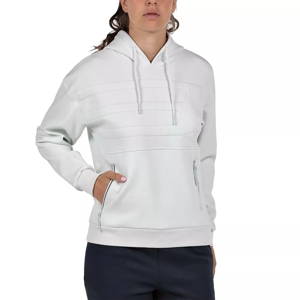 Sweat à capuche Bullpadel Femme Eolia Blanc