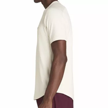 T-shirt Wilson Serve Out Homme Blanc cassé