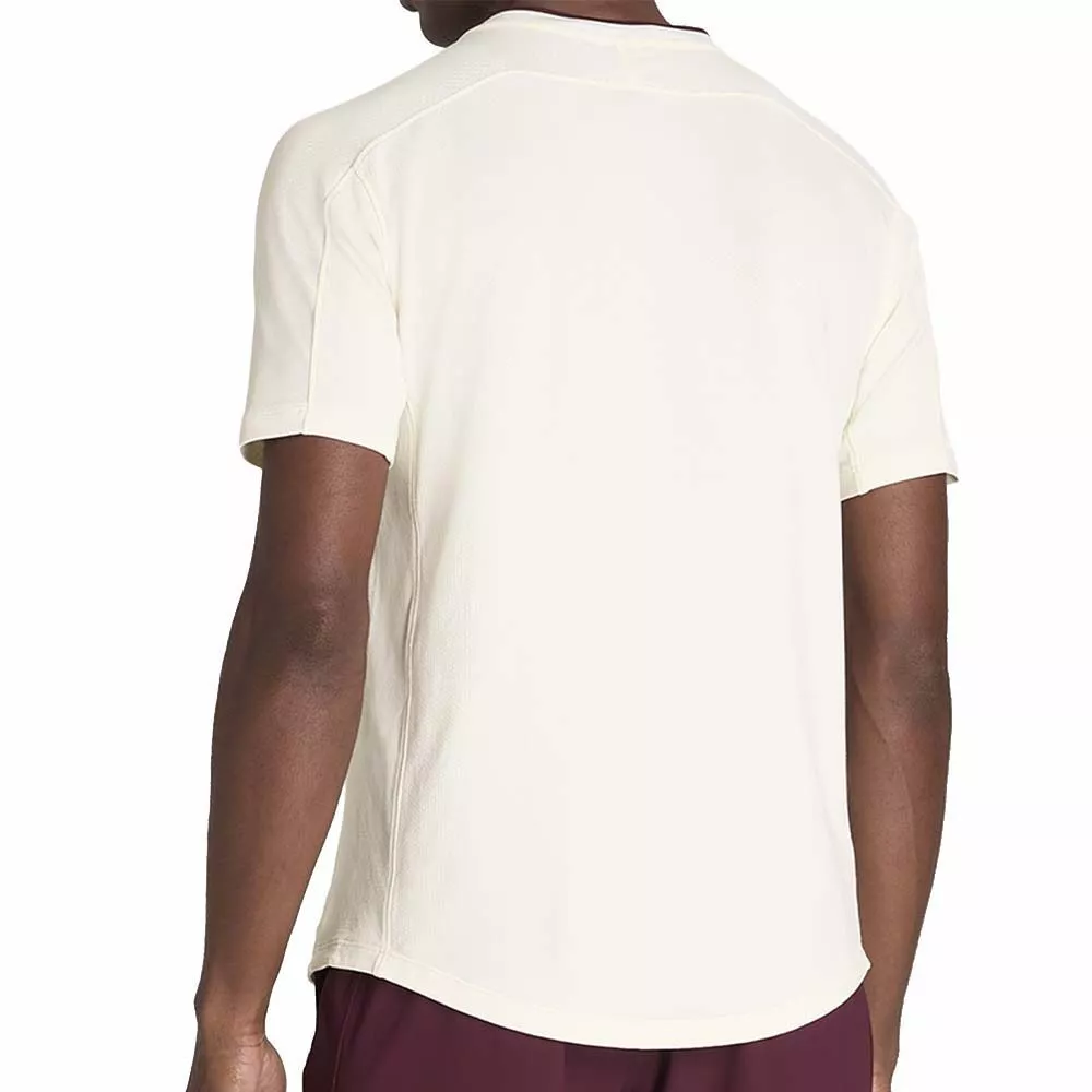 T-shirt Wilson Serve Out Homme Blanc cassé