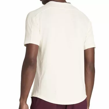T-shirt Wilson Serve Out Homme Blanc cassé