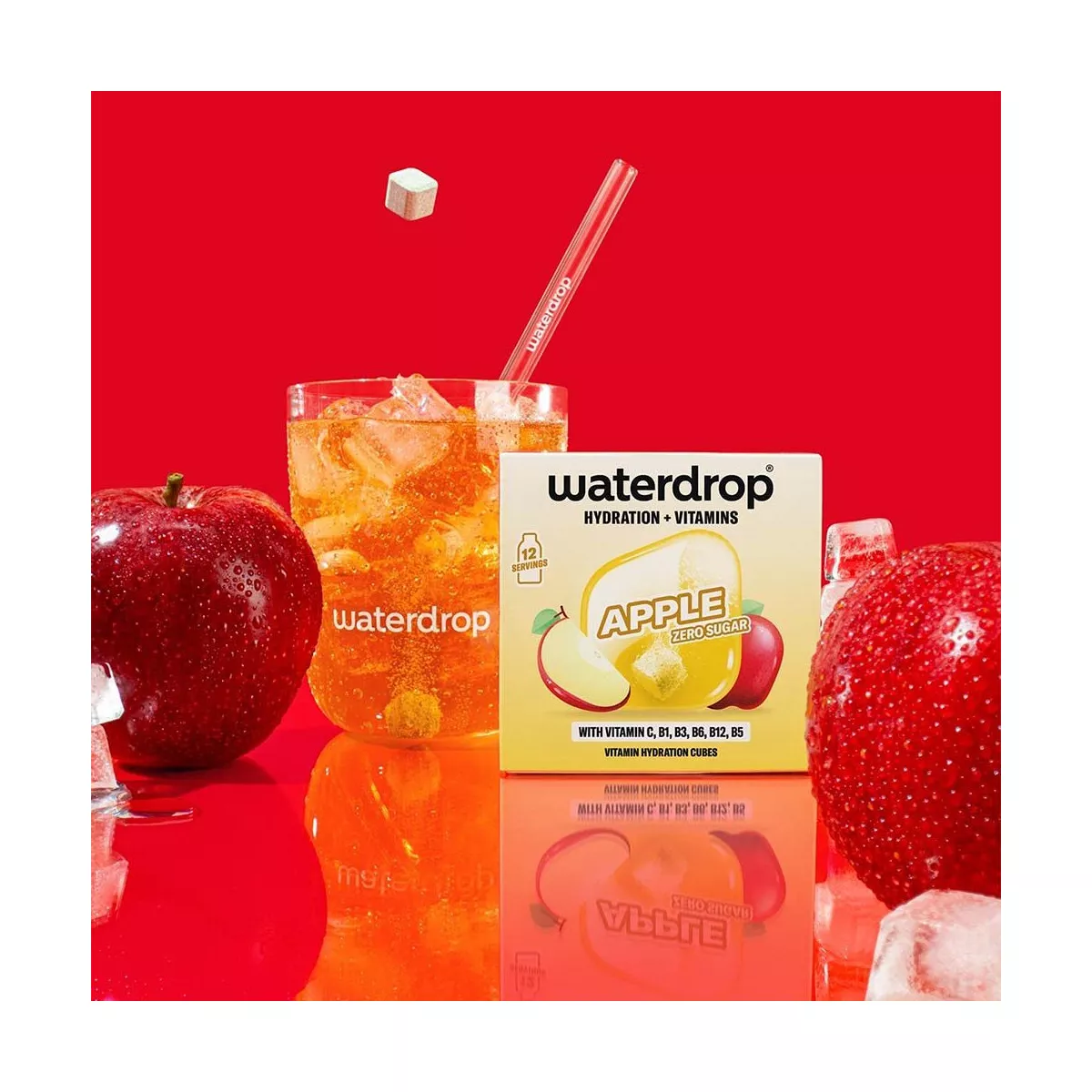Microdrink Waterdrop Pomme x12