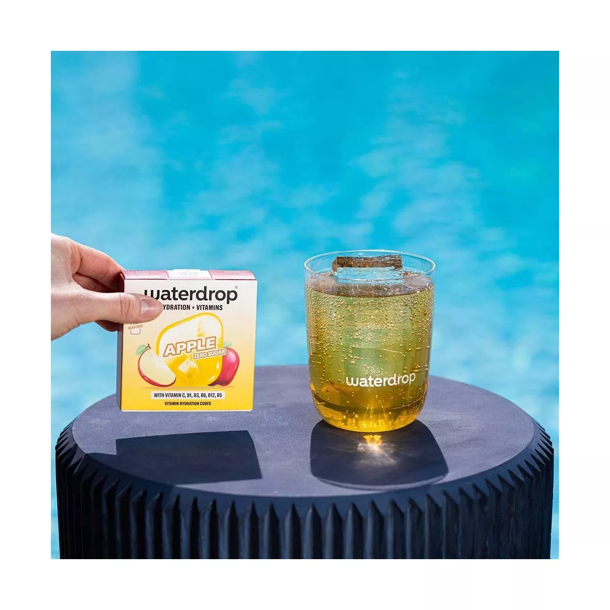 Microdrink Waterdrop Pomme x12