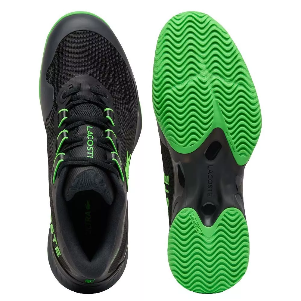Chaussures Lacoste AG-LT Ultra Clay Noir / Vert