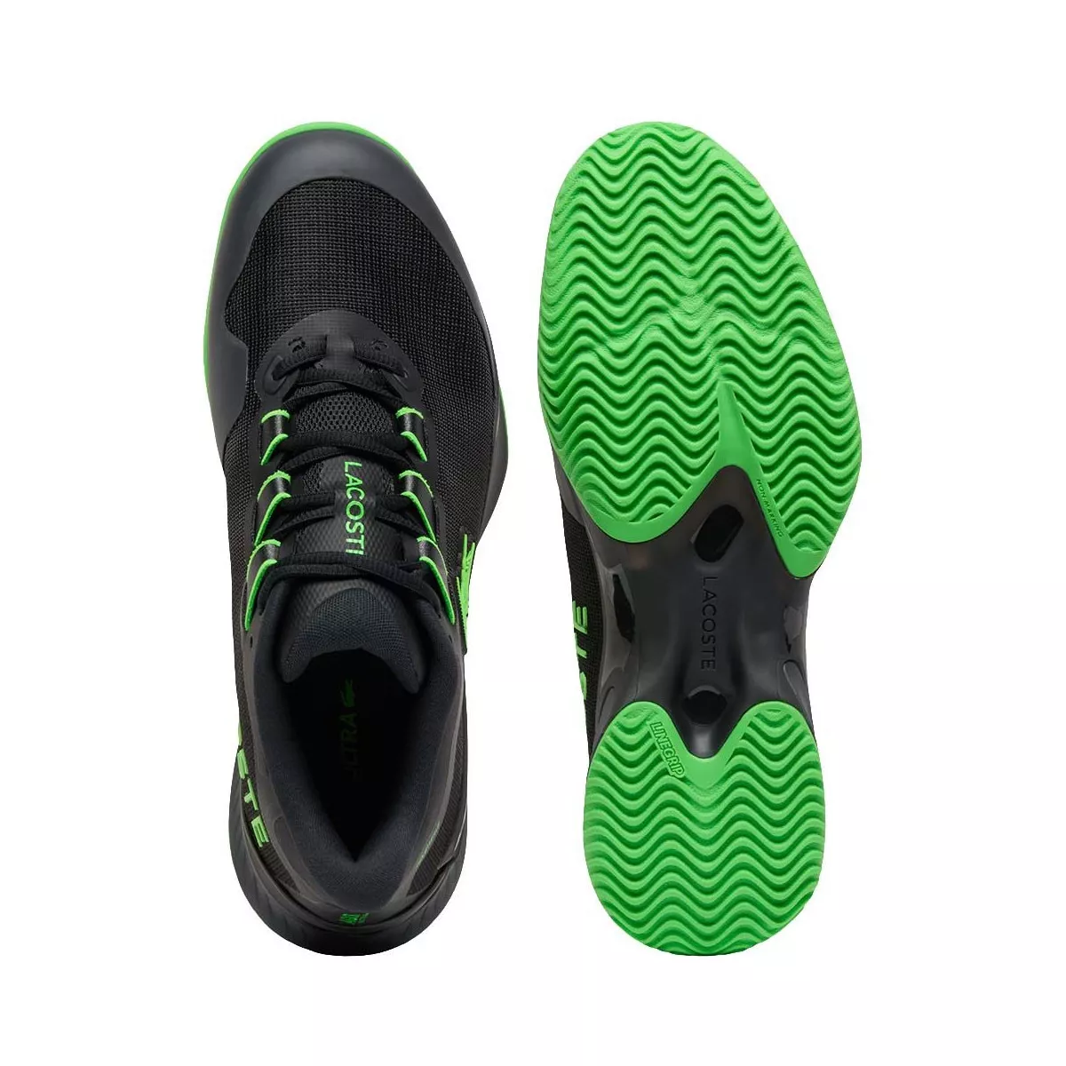 Chaussures Lacoste AG-LT Ultra Clay Noir / Vert