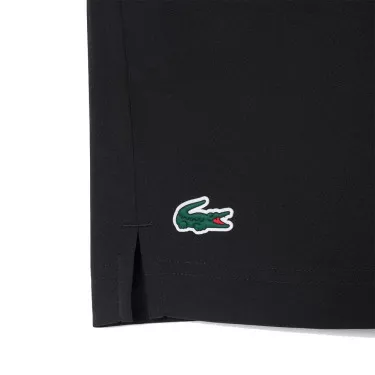 Short Lacoste Tennis Ultra Dry Réfléchissant Noir