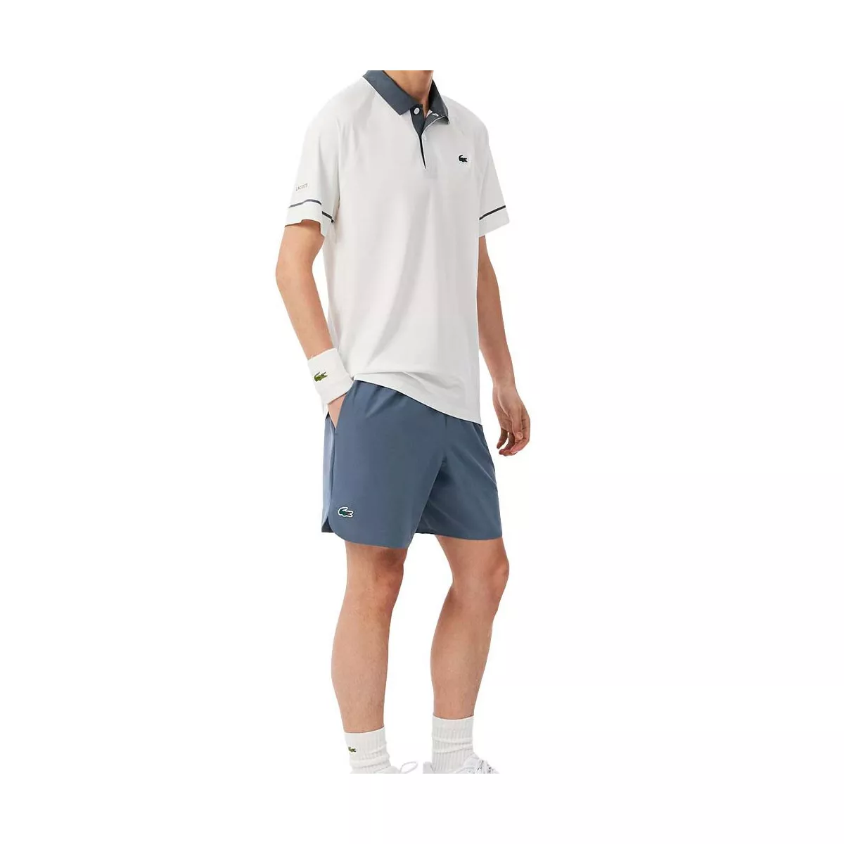 Short Lacoste x Novak Djokovic On Court Gris