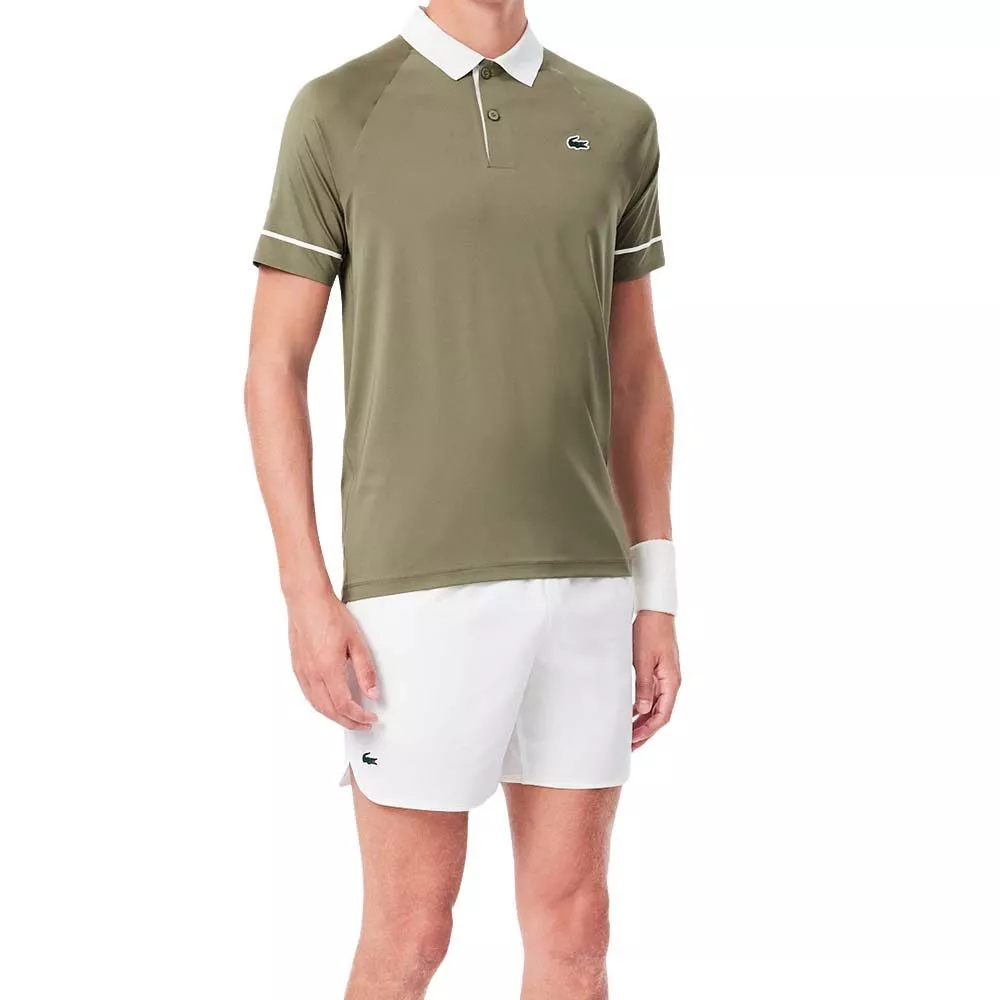 Short Lacoste x Novak Djokovic On Court Blanc