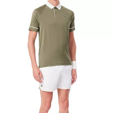 Short Lacoste x Novak Djokovic On Court Blanc