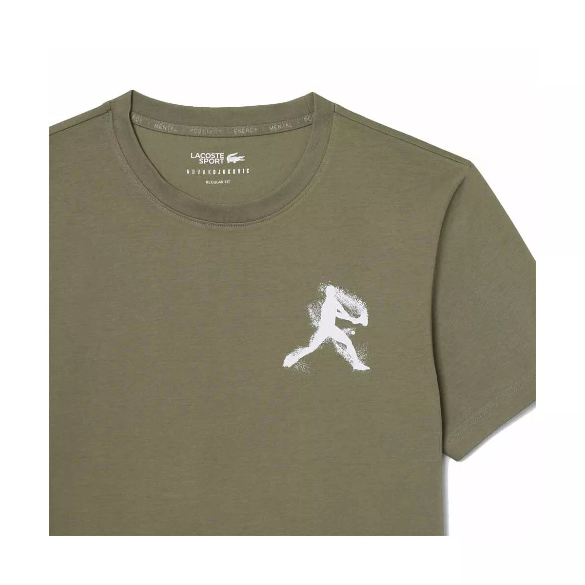 Pack T-Shirt + Casquette Lacoste Tennis x Novak Djokovic Kaki