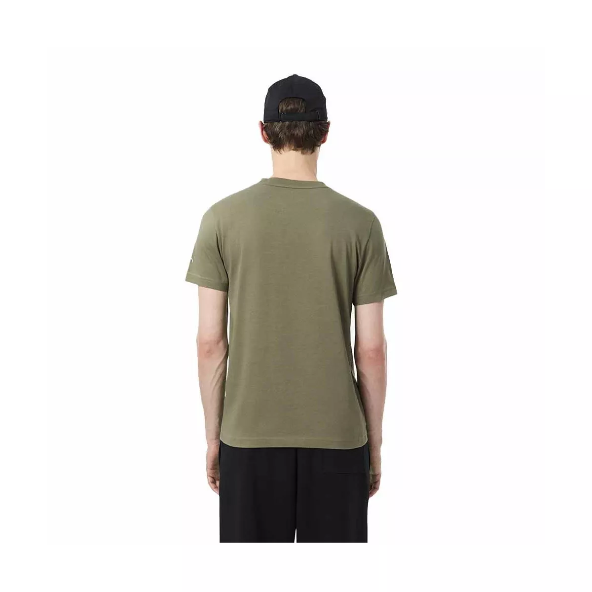 Pack T-Shirt + Casquette Lacoste Tennis x Novak Djokovic Kaki