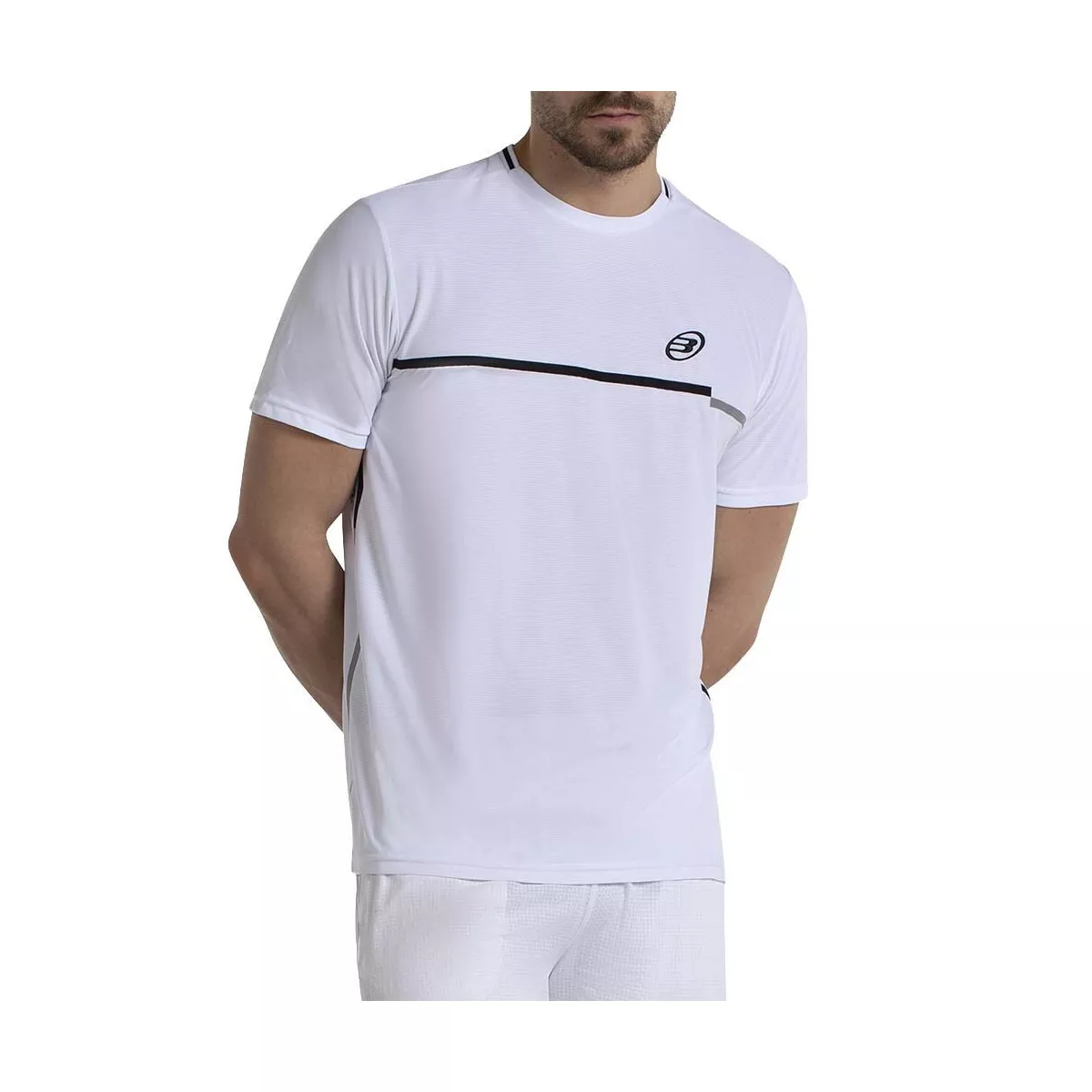 T-shirt de padel Bullpadel Teloi Blanc