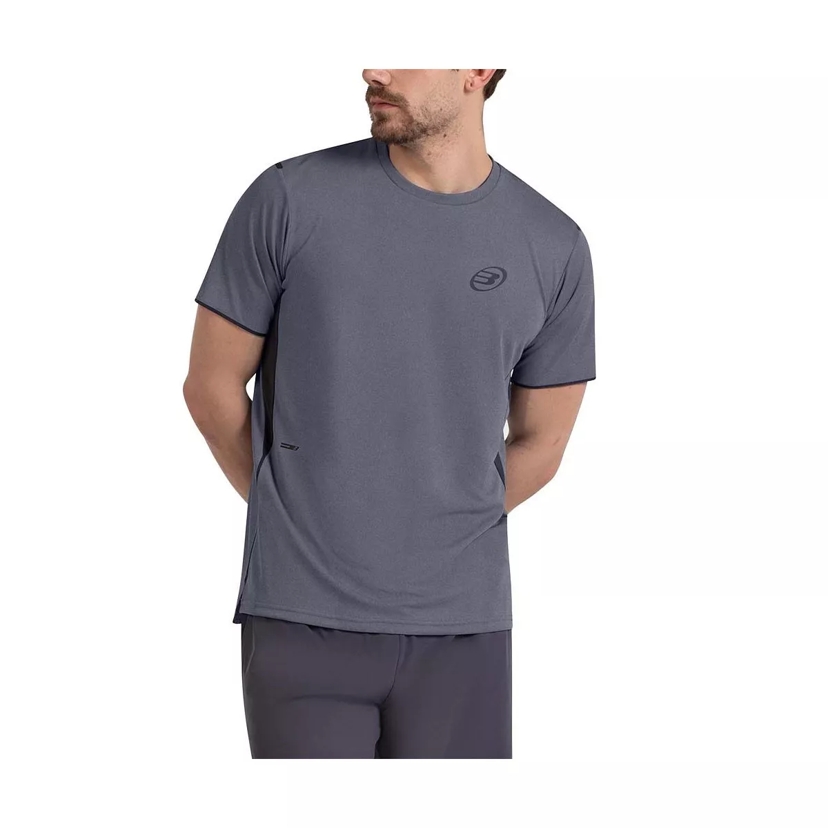 T-shirt de padel Bullpadel Mensa Graphite