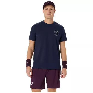 T-Shirt Asics Game Seasonal Graphic Bleu marine