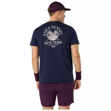 T-Shirt Asics Game Seasonal Graphic Bleu marine