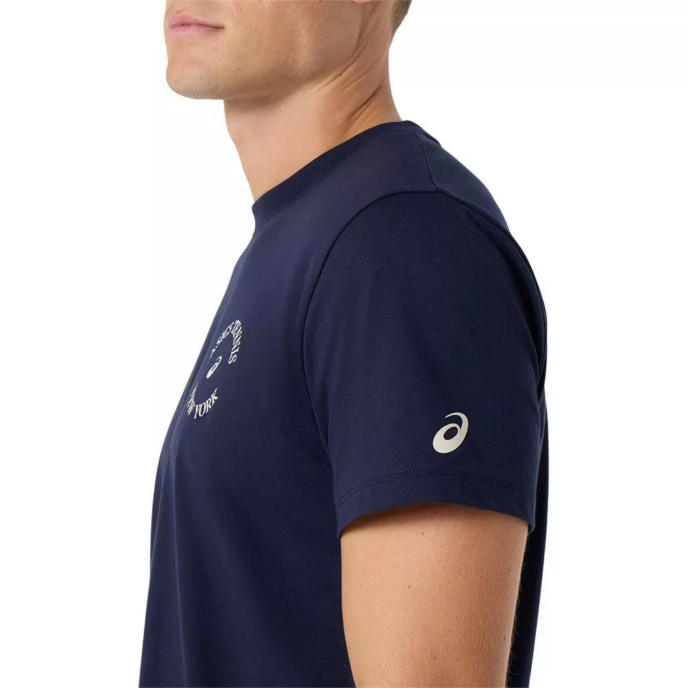 T-Shirt Asics Game Seasonal Graphic Bleu marine