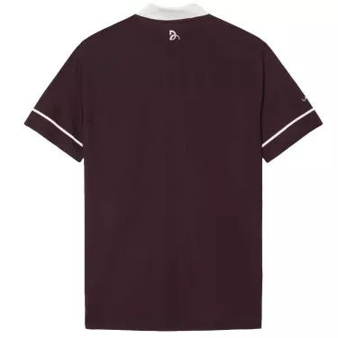 Polo Lacoste Tennis Novak Djokovic On Court Marron / Blanc