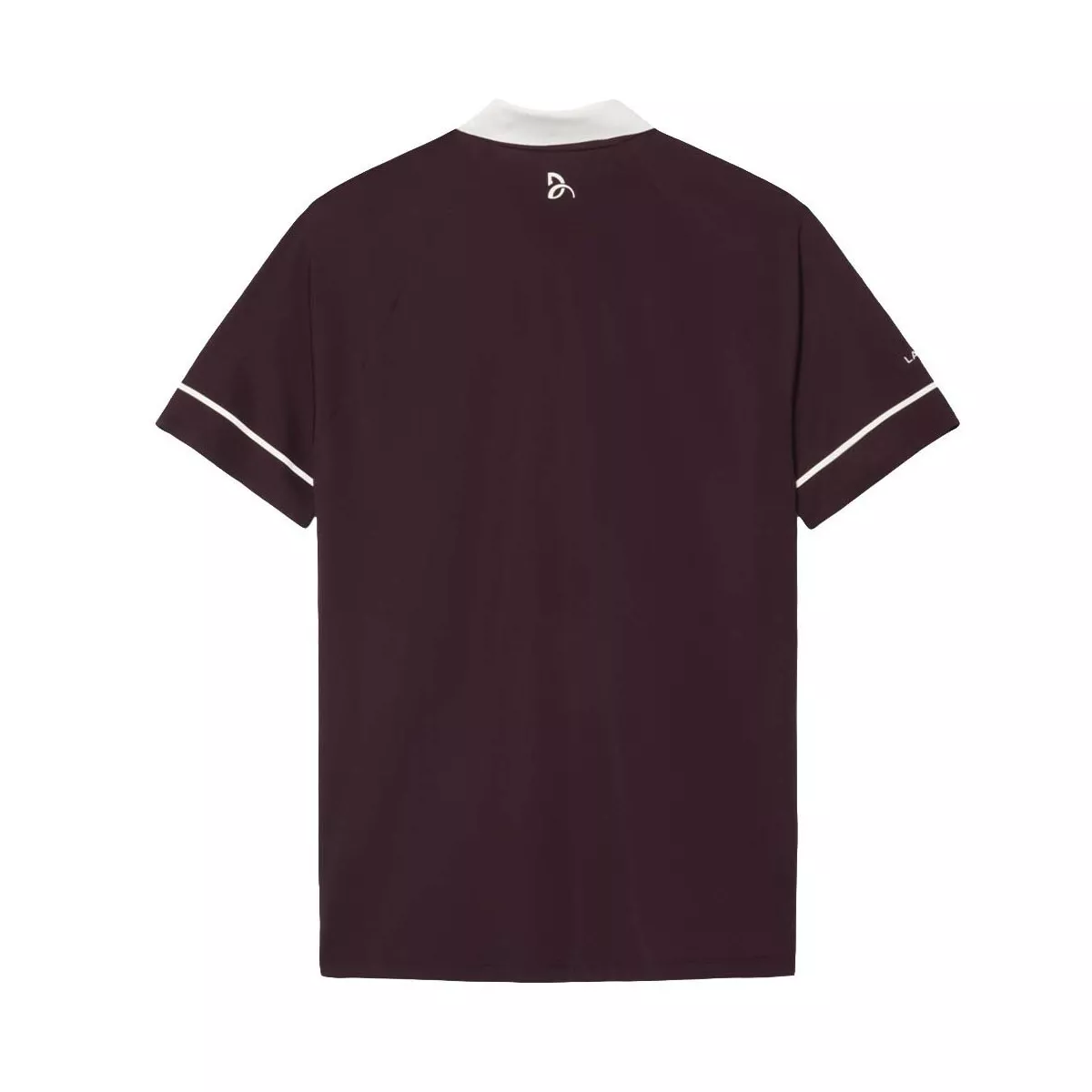 Polo Lacoste Tennis Novak Djokovic On Court Marron / Blanc