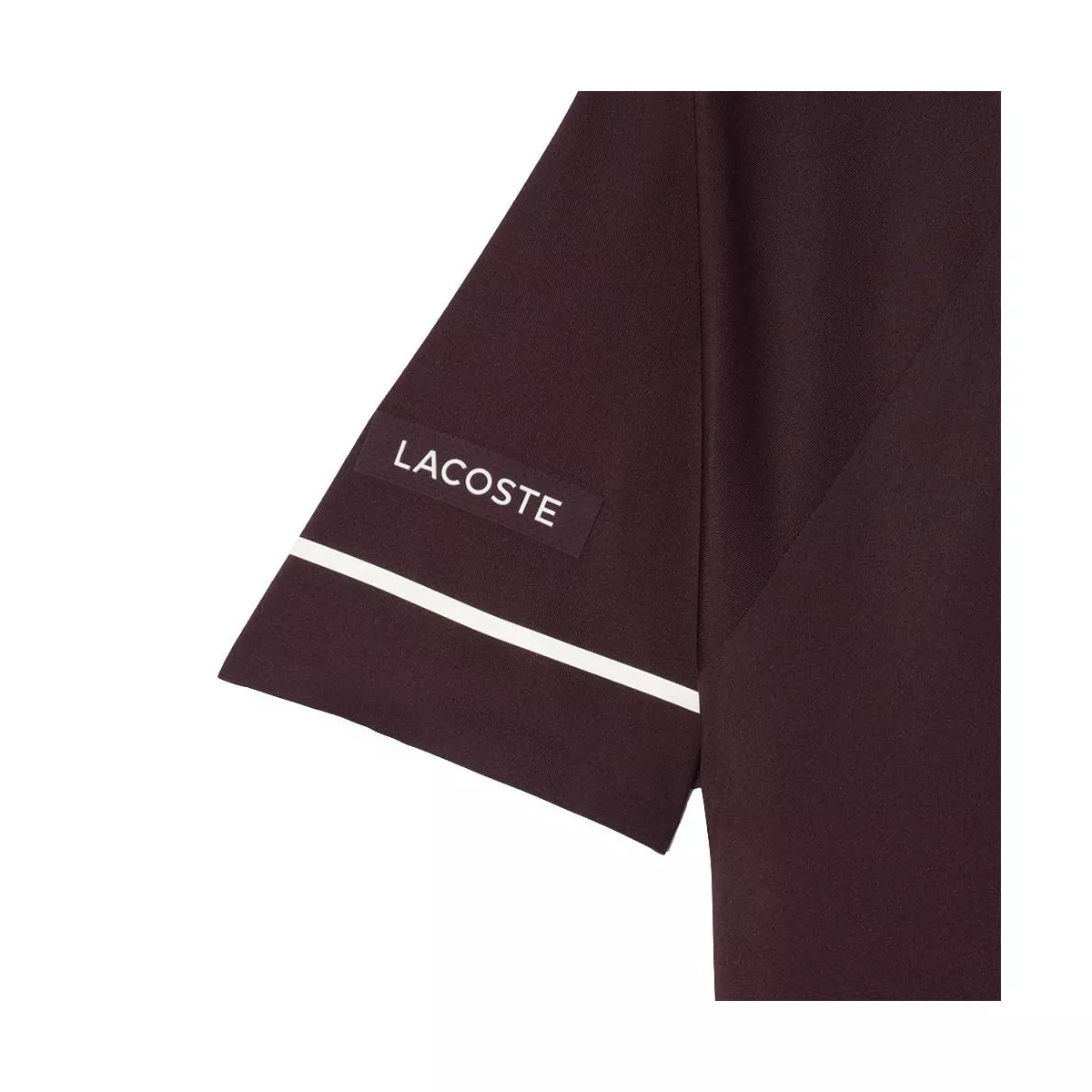 Polo Lacoste Tennis Novak Djokovic On Court Marron / Blanc