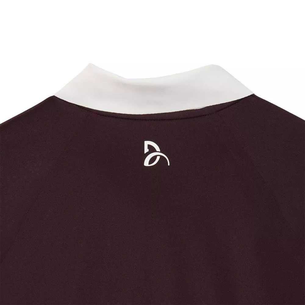Polo Lacoste Tennis Novak Djokovic On Court Marron / Blanc