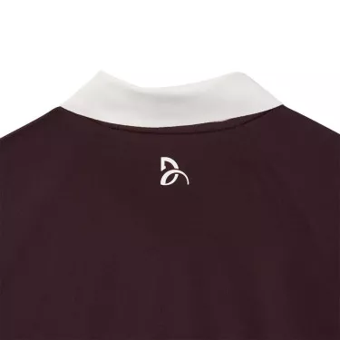 Polo Lacoste Tennis Novak Djokovic On Court Marron / Blanc